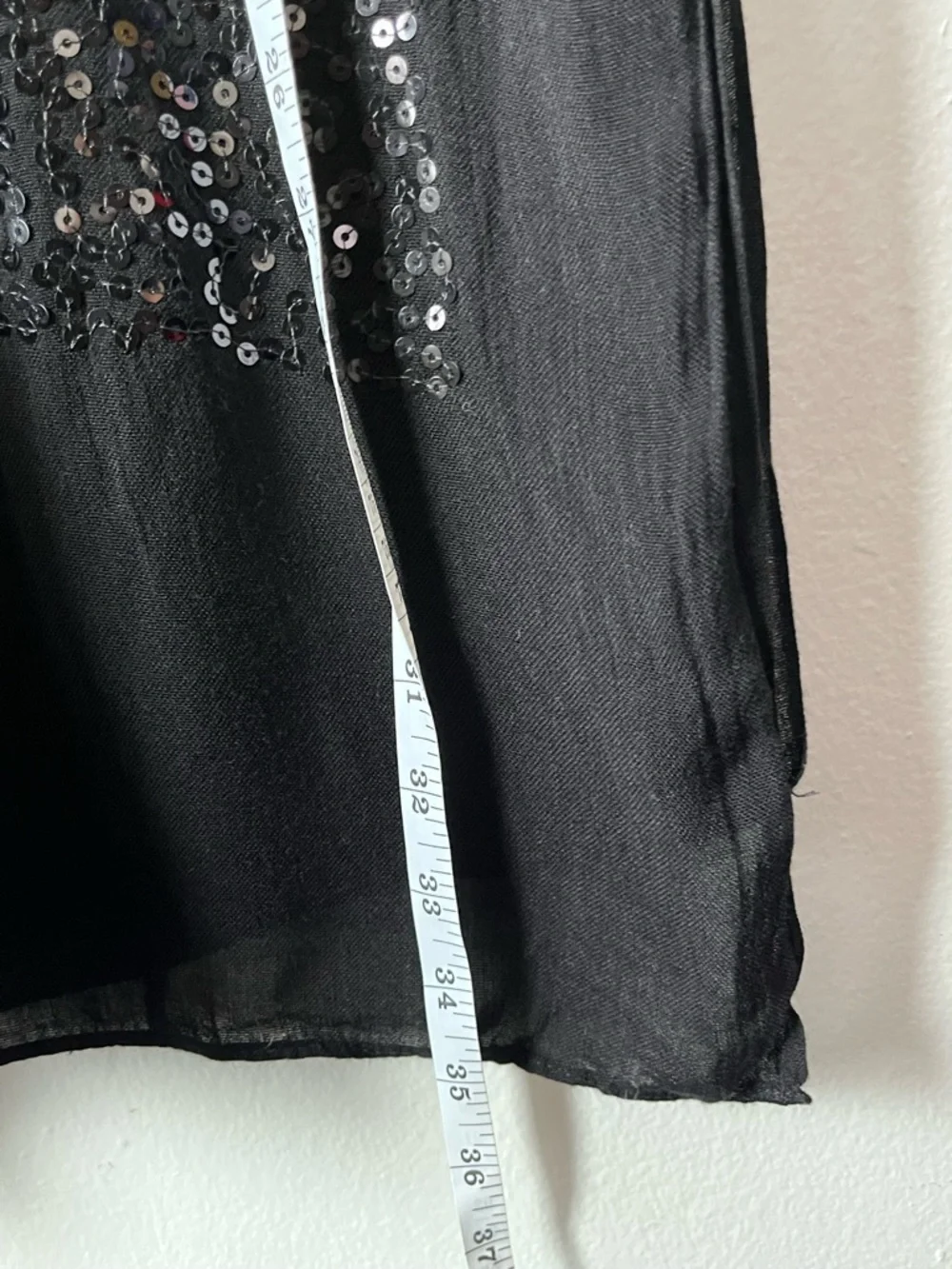 IMAN Black Sequin Large Shawl or Hijab